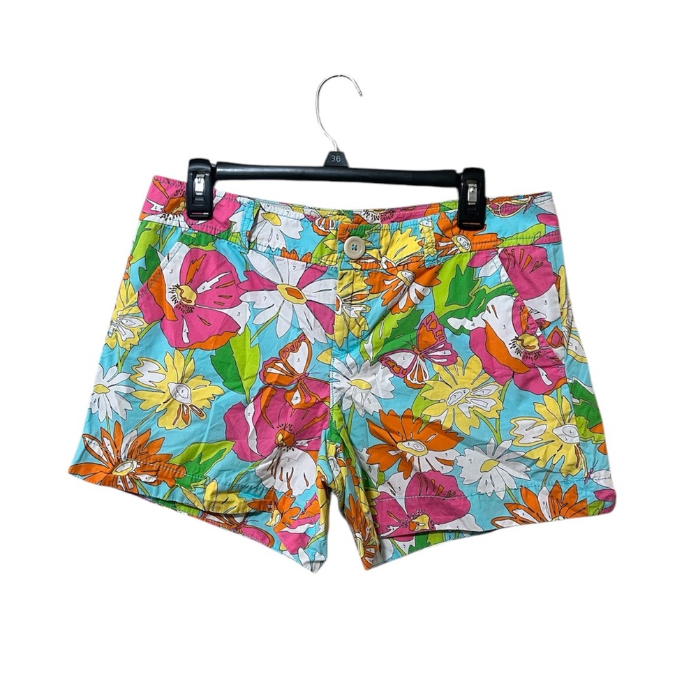Lily Pulitzer Colorful Floral Shorts Sz 8